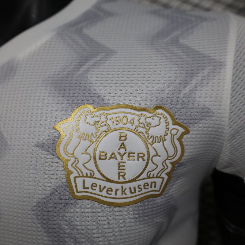 Camisa Bayer Leverkusen Branco 24-25 Versão Jogador