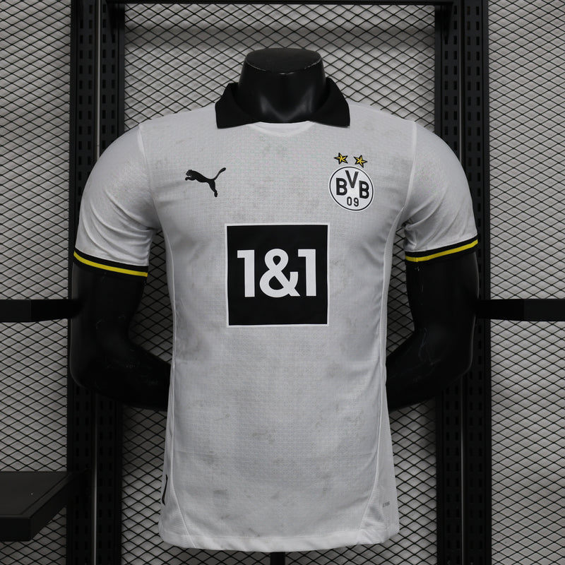 Camisa Borussia Dortmund Branca 24-25 Versão Jogador