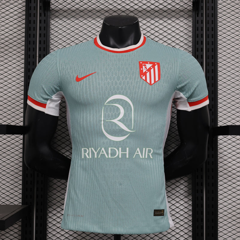 Camisa Atlético Madrid Claro 24-25 Versão Jogador