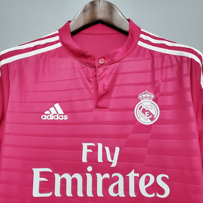 Camisa Retrô Real Madrid 2014-15 Rosa