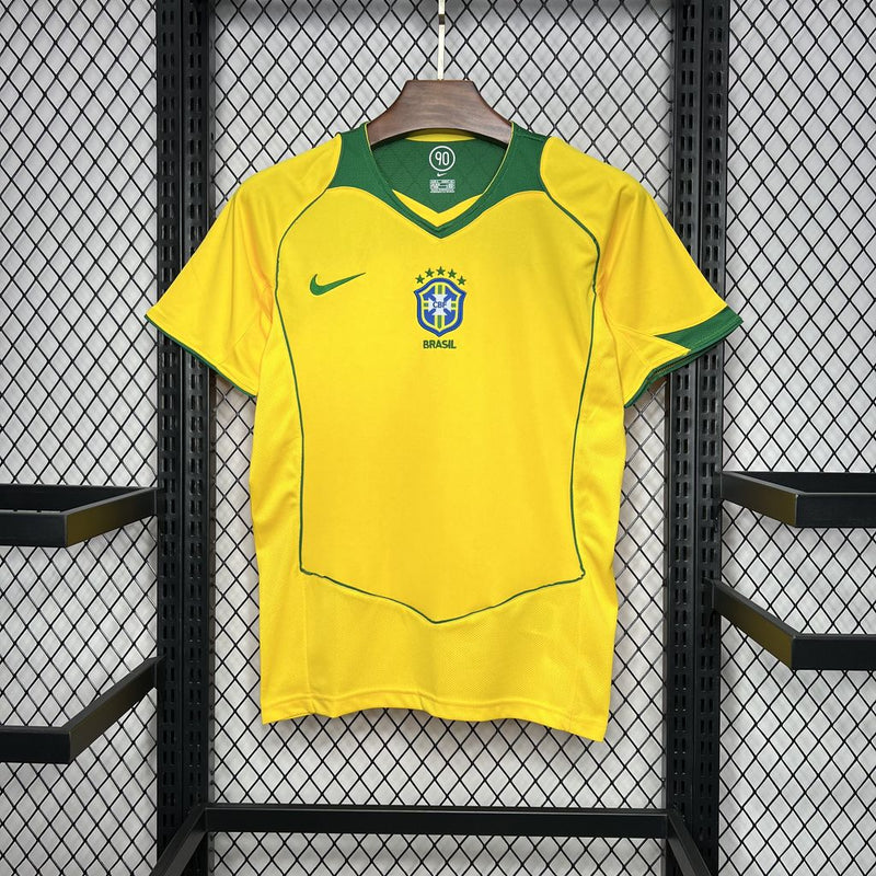 Camisa Retrô Brasil 2004 Home