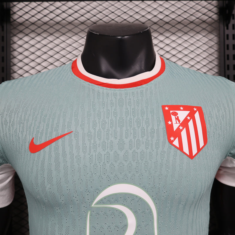 Camisa Atlético Madrid Claro 24-25 Versão Jogador