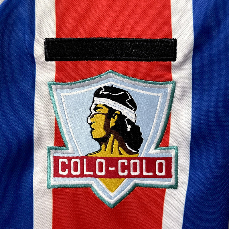 Camisa Retrô Colo Colo 1986 Listrada