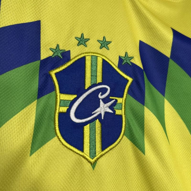 Camisa Retrô Brasil 1995 RTW Home