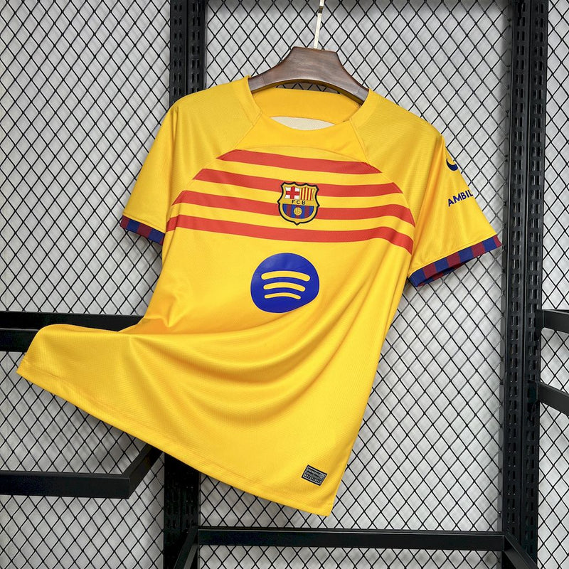 Camisa Barcelona 24-25 Amarelo