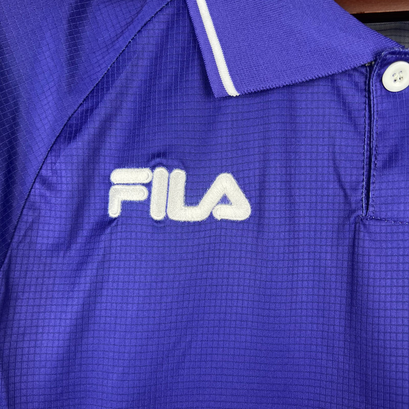 Camisa Retrô Fiorentina 1998 Home Manga Longa