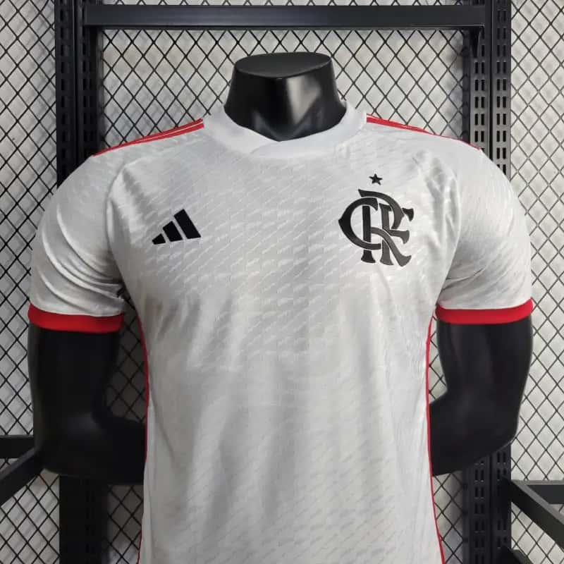 Camisa Flamengo Branca 24-25 Versão Jogador