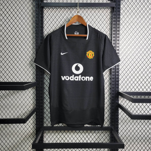 Camisa Retrô Manchester United 2003-04 Preto