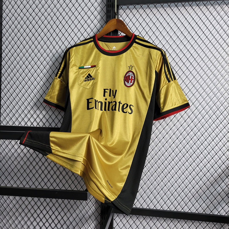 Camisa Milan 2013-14 Gold