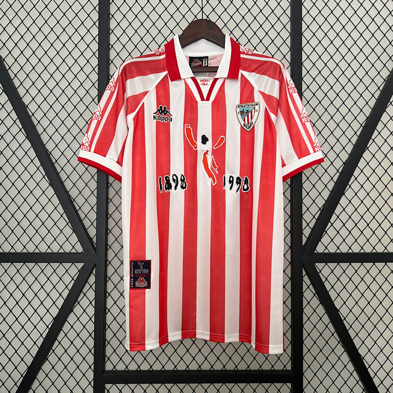 Camisa Retrô Athletic Bilbao 100th Anniversary