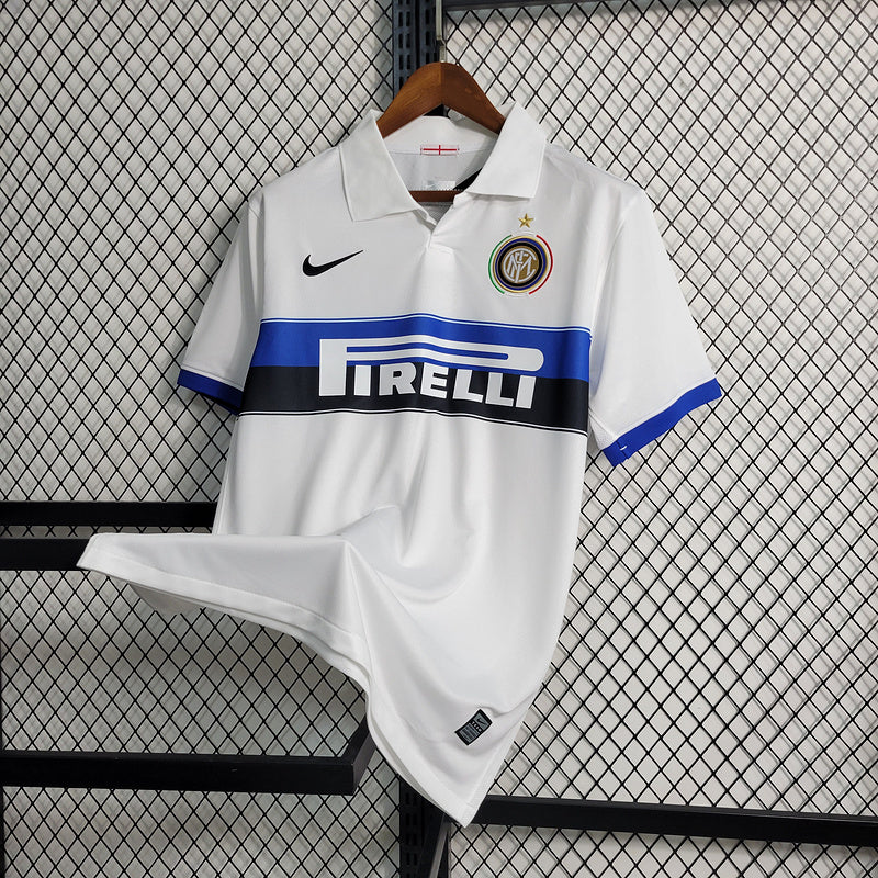 Camisa Retrô Inter De Milão 2009-10 Polo Branca