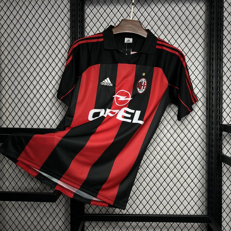 Camisa Milan 2001-02 Home