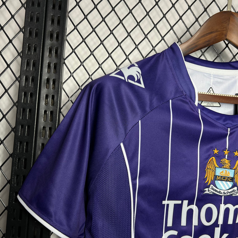 Camisa Retrô Manchester City 2007-08 Roxo