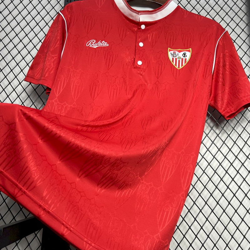 Camisa Retrô Sevilla 1991-92 Red