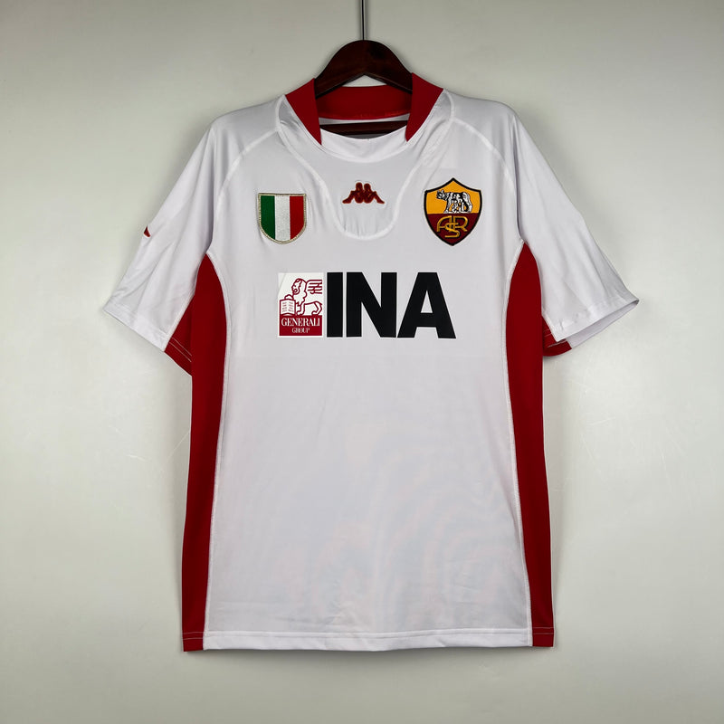 Camisa Retrô Roma 2001-02 Branco