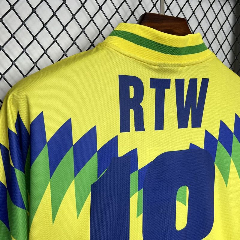 Camisa Retrô Brasil 1995 RTW Home