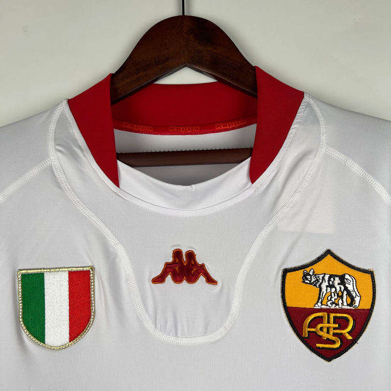 Camisa Retrô Roma 2001-02 Branco