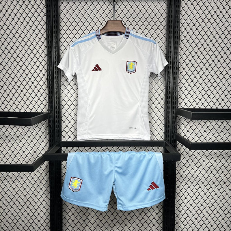 Kit Infantil Aston Villa 24-25 White