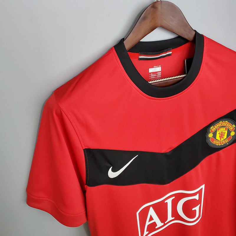 Camisa Retrô Manchester United 2009-10 Red