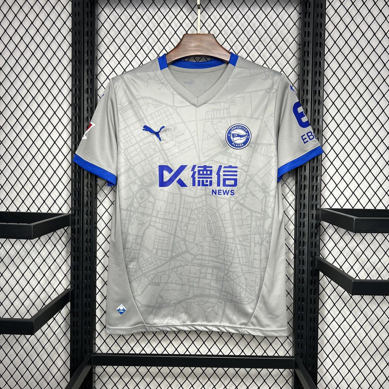 Camisa Deportivo Alavés 24-25 Cinza