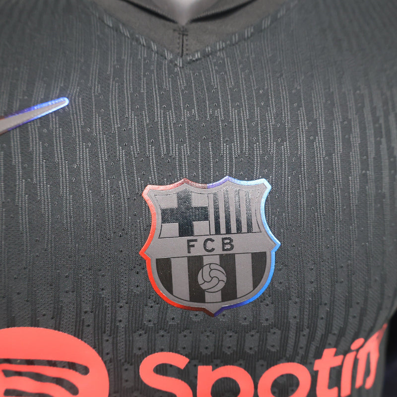 CAMISA VERSÃO PLAYER DO BARCELONA 24-25 BLACK