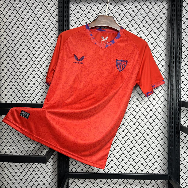 Camisa Sevilla 24-25 Laranja