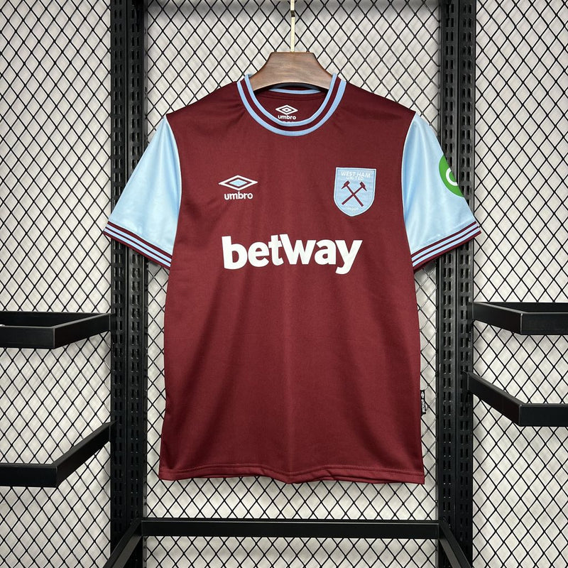 CAMISA DO WEST HAM 24-25 HOME