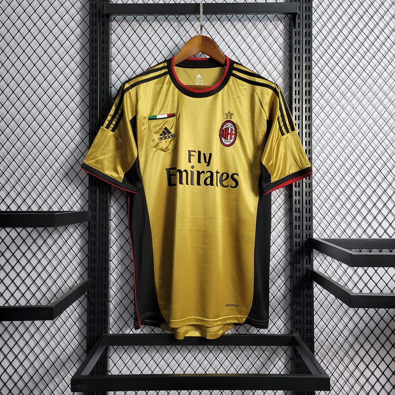 Camisa Milan 2013-14 Gold