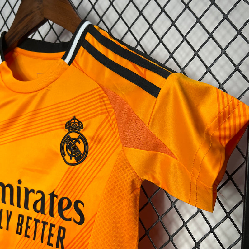 Kit Infantil Real Madrid 24-25 Laranja