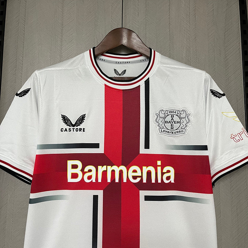 Camisa Bayer Leverkusen 24-25 Branca