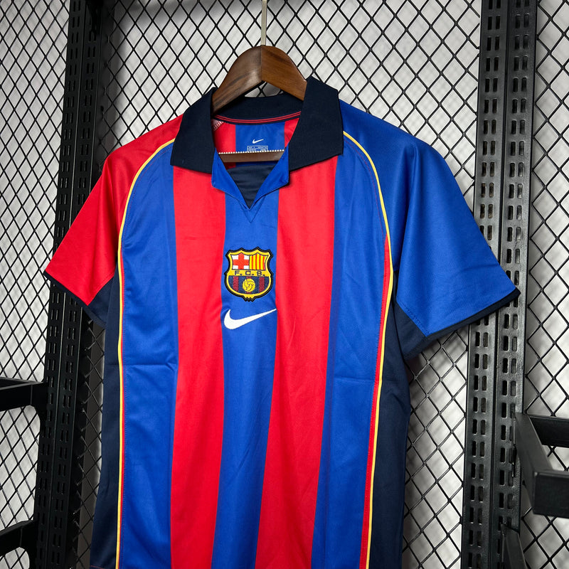 Camisa Retrô Barcelona 2004-05 Home