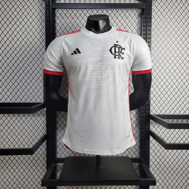 Camisa Flamengo Branca 24-25 Versão Jogador