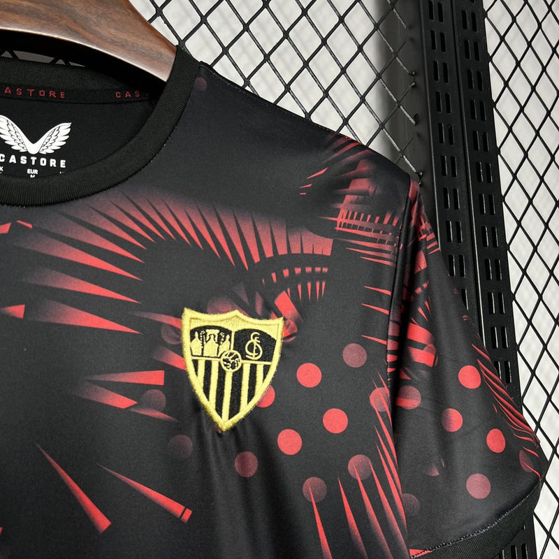 Camisa Sevilla 24-25 Preto