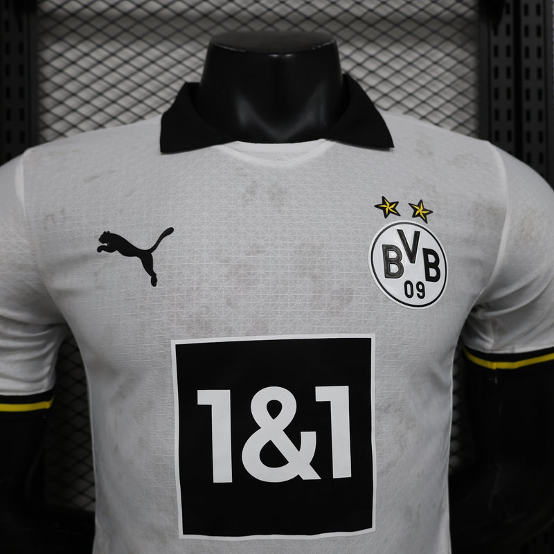 Camisa Borussia Dortmund Branca 24-25 Versão Jogador