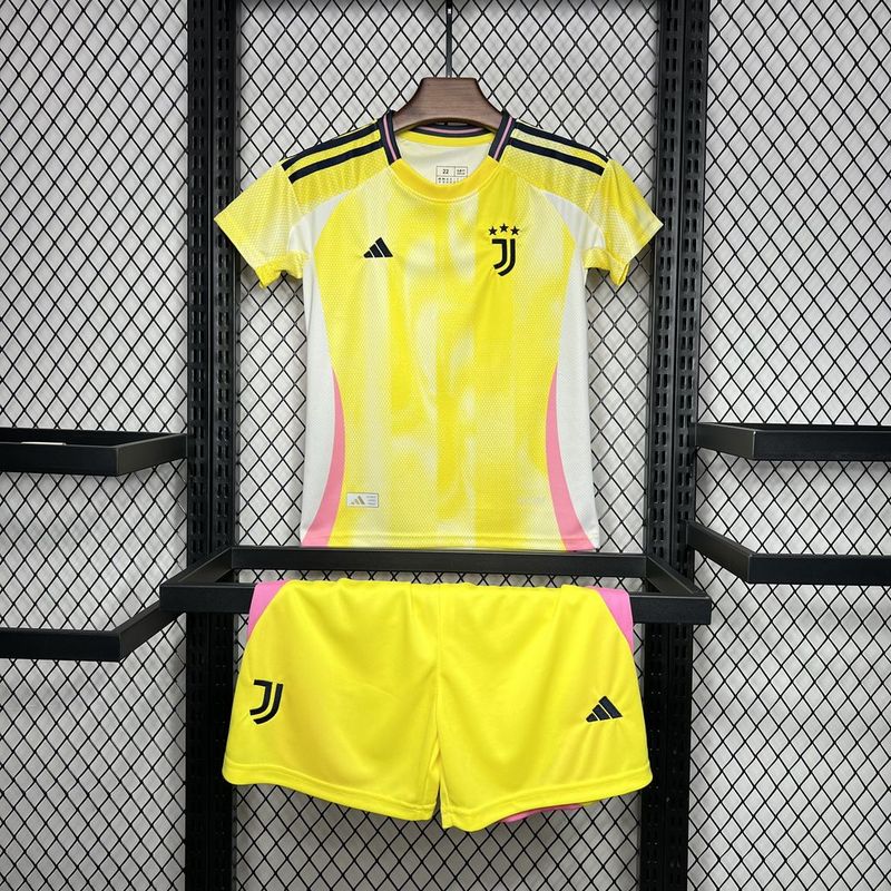 Kit Infantil Juventus 24-25 Amarelo