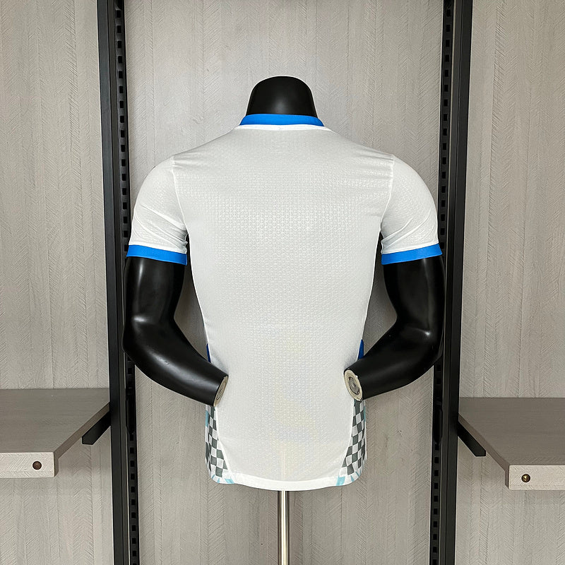 Camisa Olympique de Marseille White 24-25 Versão Jogador