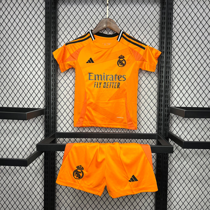 Kit Infantil Real Madrid 24-25 Laranja