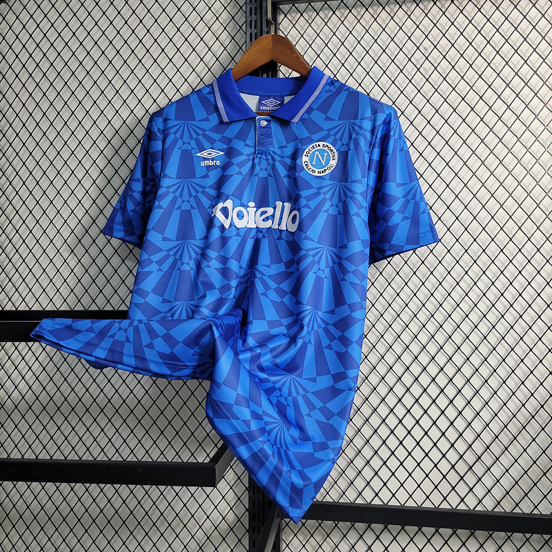 Camisa Retrô Napoli 1991-92 Blue