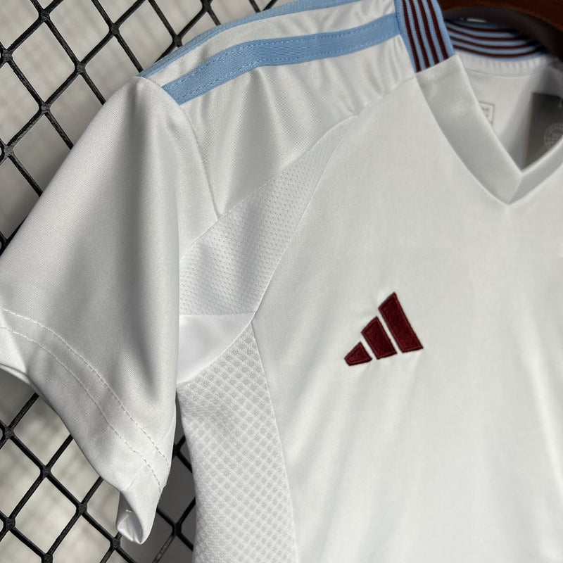 Kit Infantil Aston Villa 24-25 White