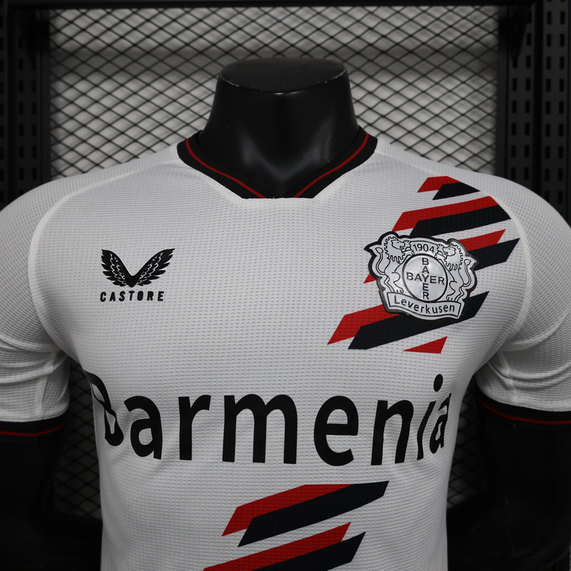 Camisa Bayer Leverkusen Away Jersey 24-25 Versão Jogador