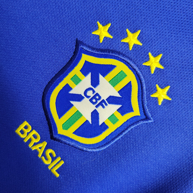 Camisa Retrô Brasil 2002 Blue