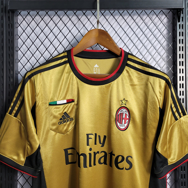 Camisa Milan 2013-14 Gold