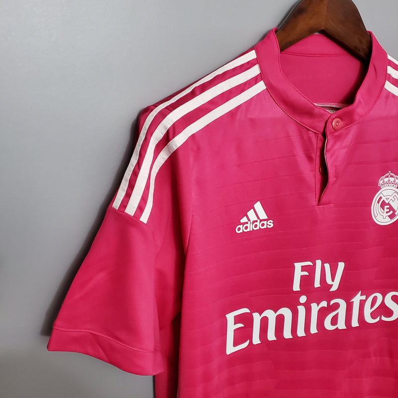 Camisa Retrô Real Madrid 2014-15 Rosa