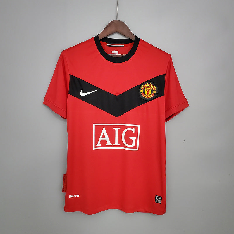 Camisa Retrô Manchester United 2009-10 Red