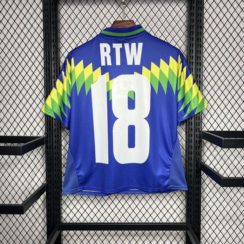 Camisa Retrô Brasil 1995 RTW Blue