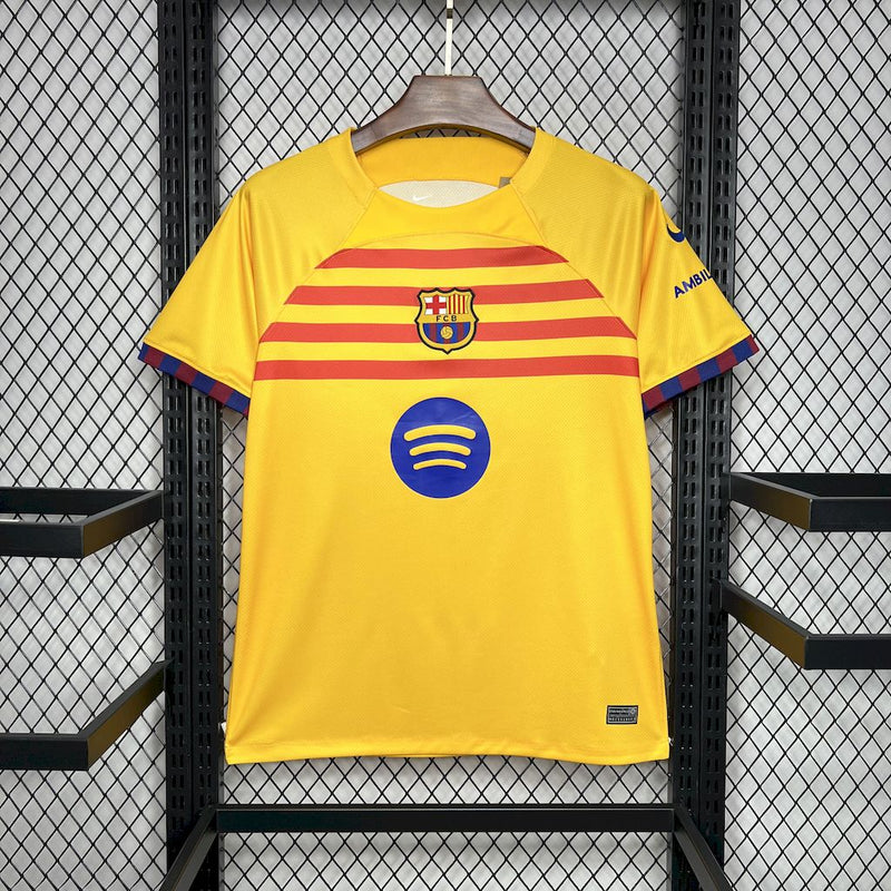 Camisa Barcelona 24-25 Amarelo