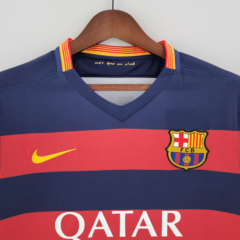 Camisa Retrô Barcelona 2015-16 Listrada