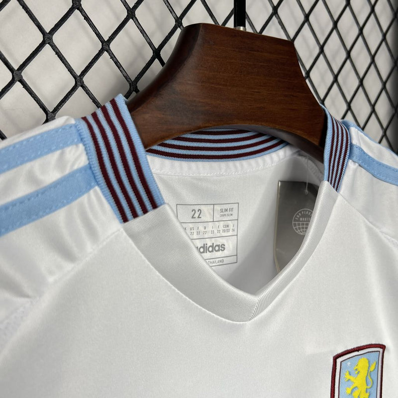 Kit Infantil Aston Villa 24-25 White