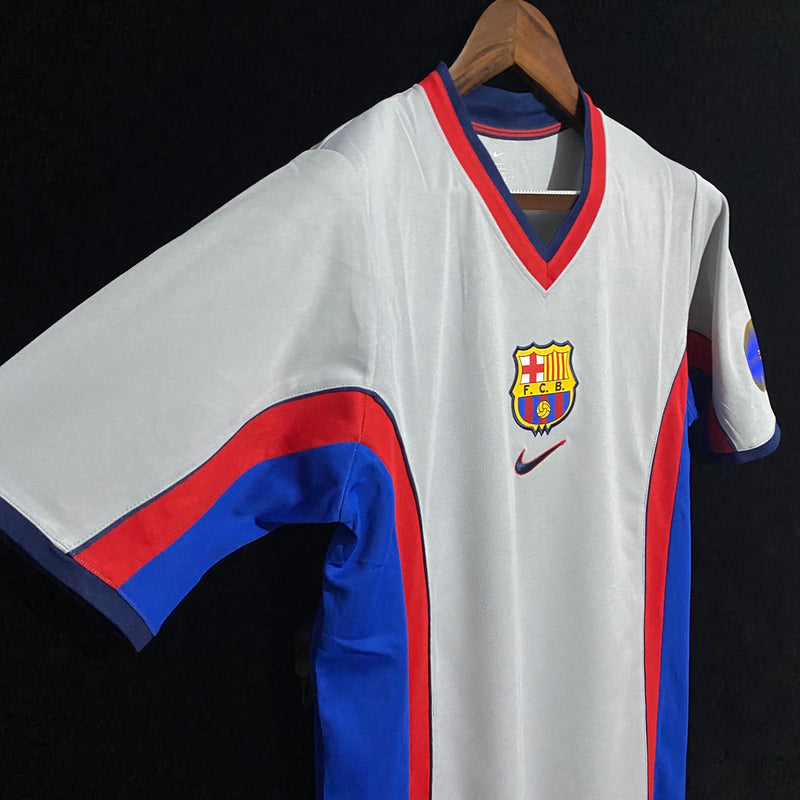 Camisa Retrô Barcelona 2000 Cinza