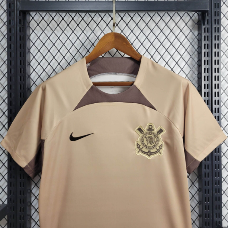 Camisa Corinthians 24-25 Treino Creme